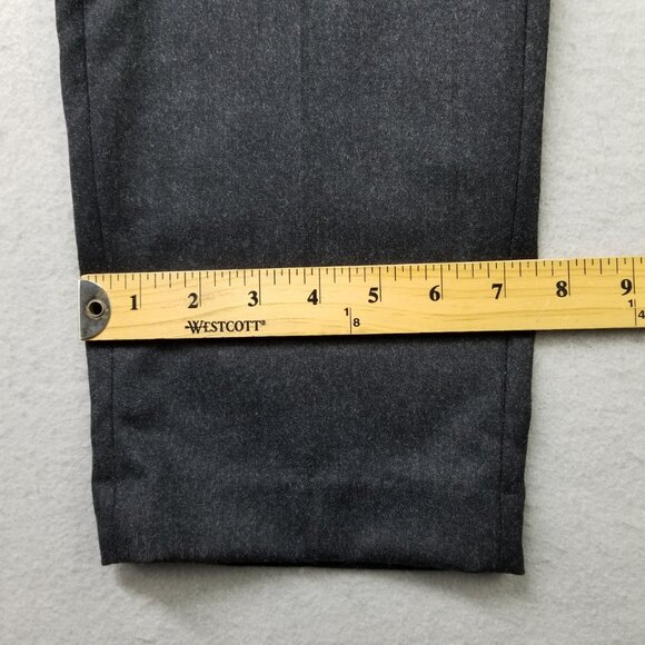 Banana Republic Pants Mens Gray Tapered Soft Virgin Wool Vitale Flannel 120's - Picture 5 of 11